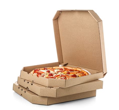 Cajas de pizza de bagazo compostables
