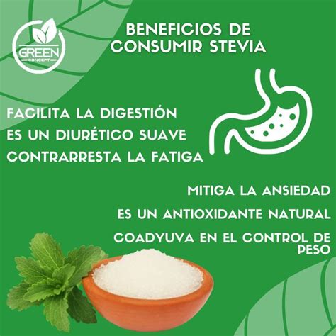 Infografía comparativa de los beneficios de la stevia frente al azúcar tradicional, destacando su origen natural, nulo impacto en la insulina y bajo contenido calórico.