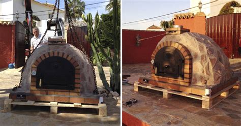 Fotografía del horno de leña de Las Esparteras