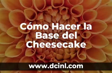 Ilustración de los pasos para hacer la base del cheesecake.