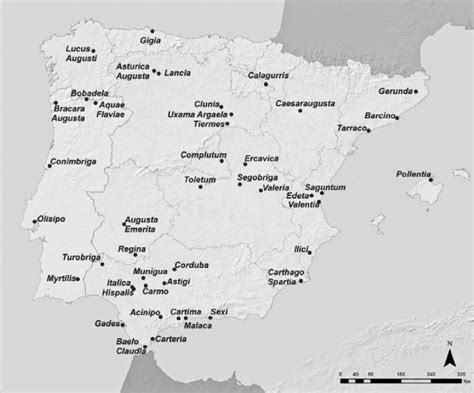 mapa de las rutas de arrieros en la península ibérica con iconos de bacalao y mulas