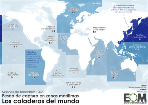 Mapa global que muestra las principales zonas de distribución de los salmónidos en el Atlántico y el Pacífico