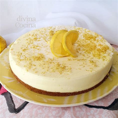 Tarta Mousse de Limón sin horno