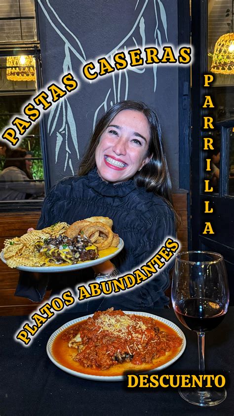 Plato típico de bodegón con pastas caseras y porción abundante