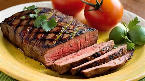 Fotografía de un plato de carne tierna y jugosa