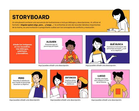 Ilustración de un storyboard de Dragon Ball con viñetas detallando la acción