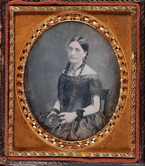 Daguerrotipo de Javiera Carrera hacia 1850