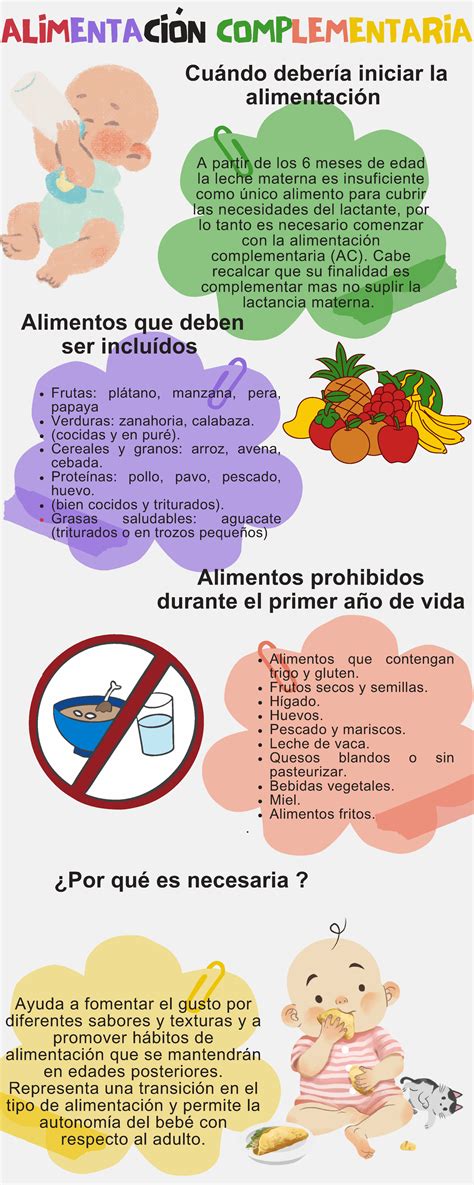 infografía sobre los beneficios de incluir sopas en la alimentación complementaria a partir de los 6 meses