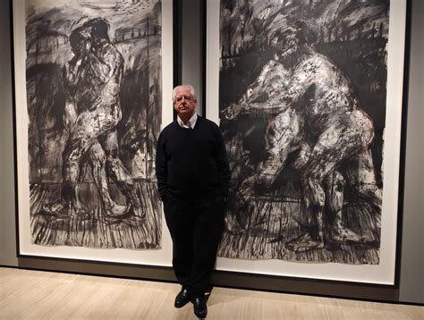 Imagen de una obra de William Kentridge expuesta en el Palacio Collicola