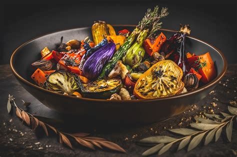 Esquema de las tendencias de la cocina basada en plantas