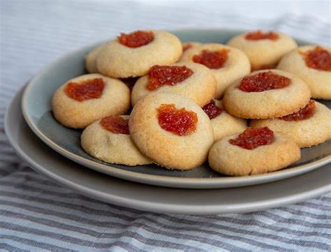 Galletas de membrillo tipo thumbprint