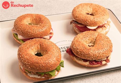 Variedad de rellenos y presentaciones de bagels