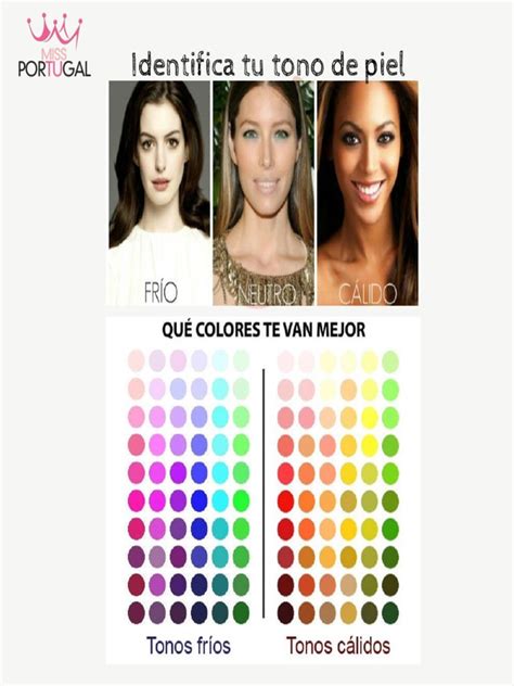 paleta de colores recomendados para monturas según el tono de piel