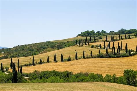 Paisaje de las colinas de Mugello, Toscana