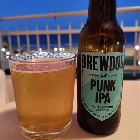 Etiqueta de la cerveza Punk IPA de BrewDog