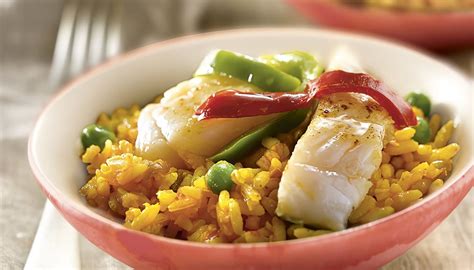 Foto de merluza napolitana con arroz