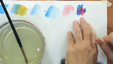 Ejemplo de uso de lápices de color acuarelables con pincel húmedo.