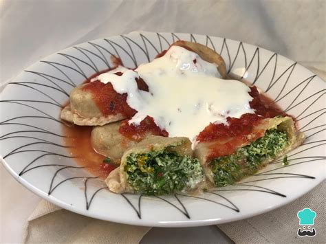 Plato de sorrentinos de ricotta y espinaca