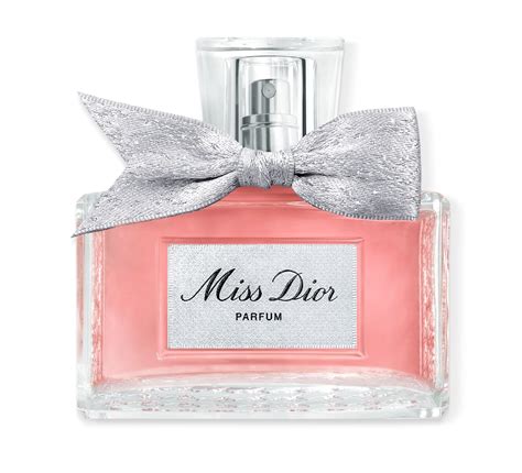 Imagen de archivo del icónico frasco de Miss Dior con su lazo característico.