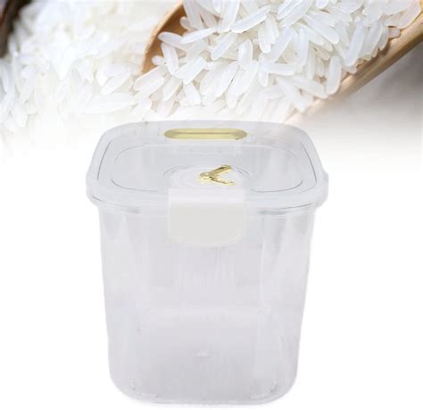 Imagen de un recipiente hermético con arroz inflado