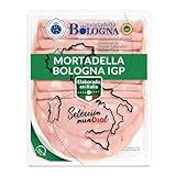 Comparativa visual entre mortadela italiana y bolonia estadounidense