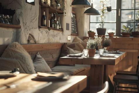 Interior de restaurante Piola con ambiente acogedor y mesas decoradas