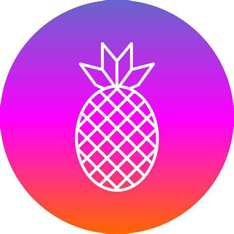 Piña terminada con un degradado final aplicado para realzar su volumen.