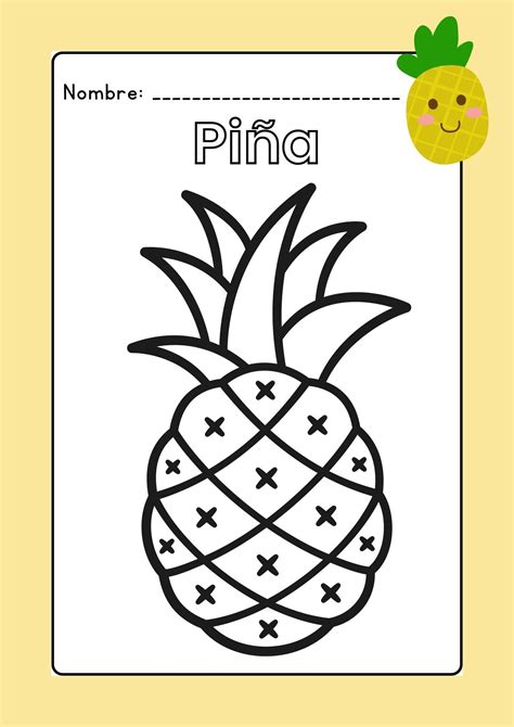 Pequeños detalles añadidos a los lados de la piña para mayor realismo.
