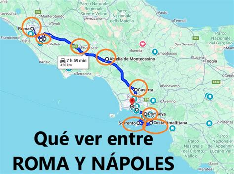 Mapa de Italia destacando Nápoles y Roma como epicentros de las variedades clásicas de pizza