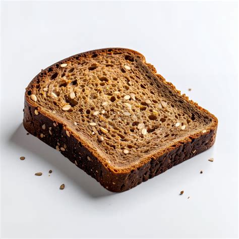 Pan de centeno cortado, mostrando su color oscuro y textura densa