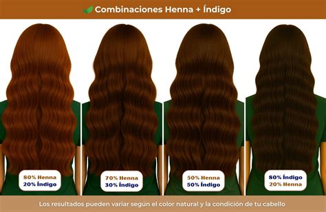 Galería de transformaciones de color con henna