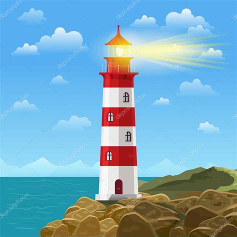 Esquema o foto de un faro