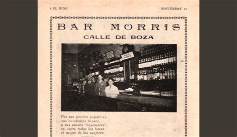 Ilustración de la época del Morris’ Bar en Lima