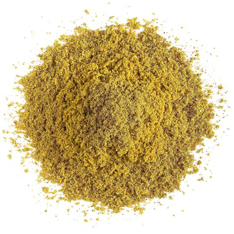 Colección de especias secas para curry amarillo