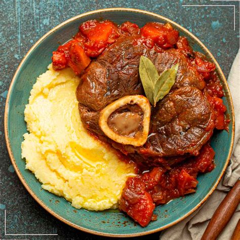 Infografía con los pasos para preparar ossobuco braseado y crema de papas