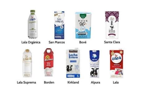 Imagen de diferentes envases de leche de coco de varias marcas