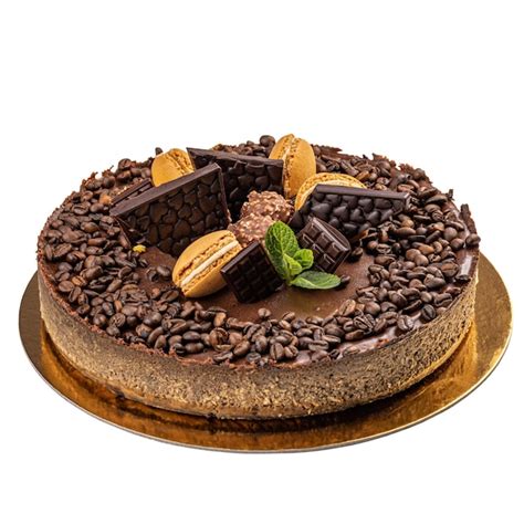 Foto de cremoso de chocolate decorado con migas de honeycrumb