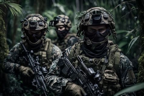 Equipo de soldados de las Fuerzas Especiales en un paisaje montañoso afgano.