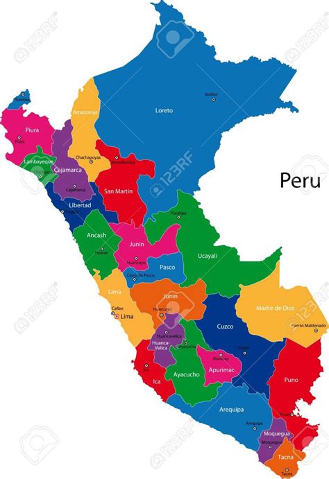 Mapa de las regiones del Perú resaltando a Lambayeque y La Libertad como polos de producción artesanal de dulces tradicionales