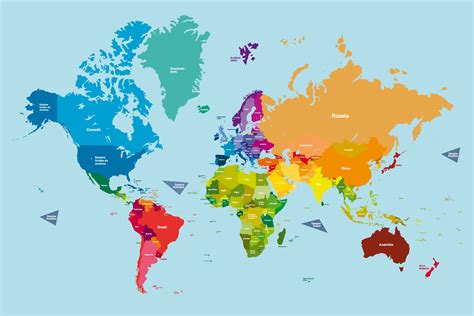 Mapa del mundo destacando países con diferentes terminologías y tradiciones para los entrantes.