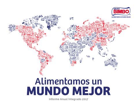 Mapa mundial mostrando la presencia de Grupo Bimbo