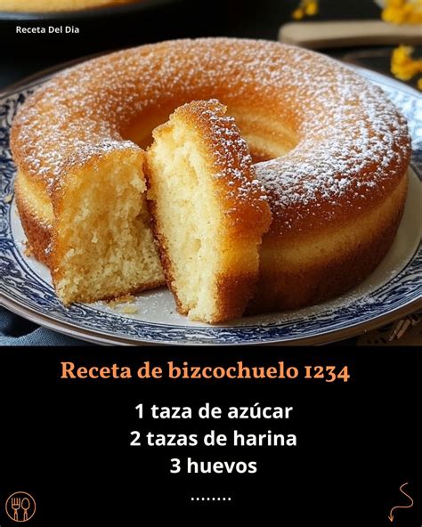 Ingredientes básicos para bizcochuelo: huevos, azúcar, harina