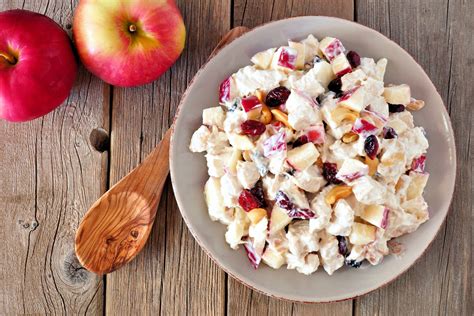 Composición de ingredientes para la ensalada de manzana estilo 