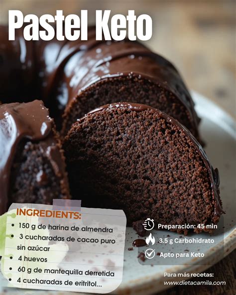 infografía con lista de ingredientes permitidos en postres keto: harina de almendra, eritritol, cacao puro y grasas saludables