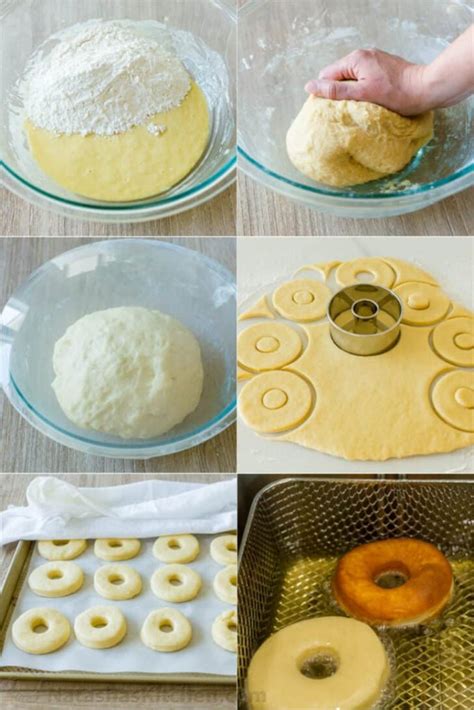 Masa de donas esponjosa y levada en un bol.