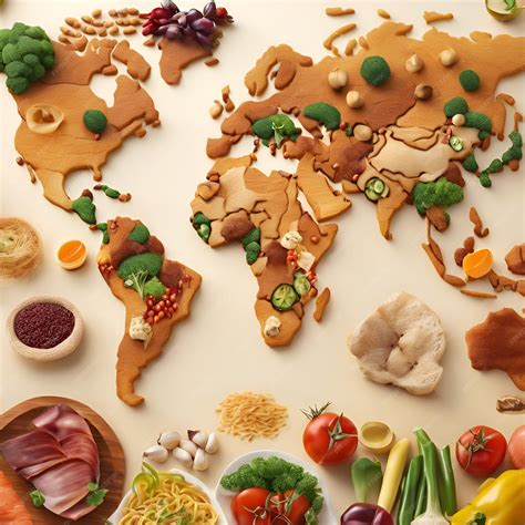 Esquema de la diversidad culinaria en Estados Unidos