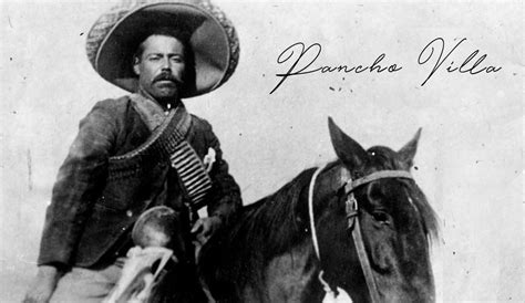 Fotografía de Pancho Villa, un revolucionario mexicano conocido por su gusto por la comida tradicional del norte.
