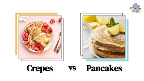 Infografía comparativa entre crepes y panqueques