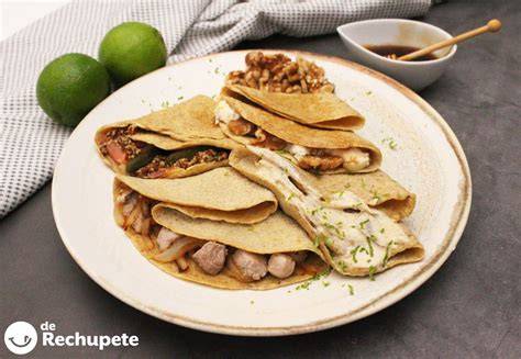 Foto: Presentación de tortillas de avena saladas con diferentes rellenos