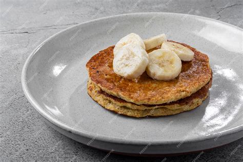Foto: Tortilla de avena dulce con rodajas de plátano